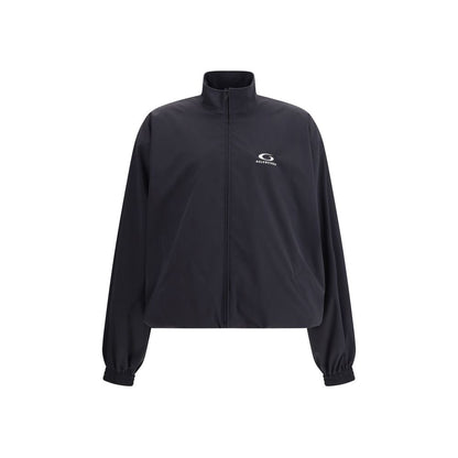 Black Polyester Shell Jacket