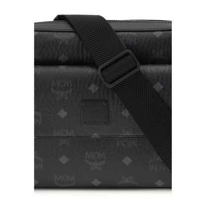 Black Fabric Shoulder Bag