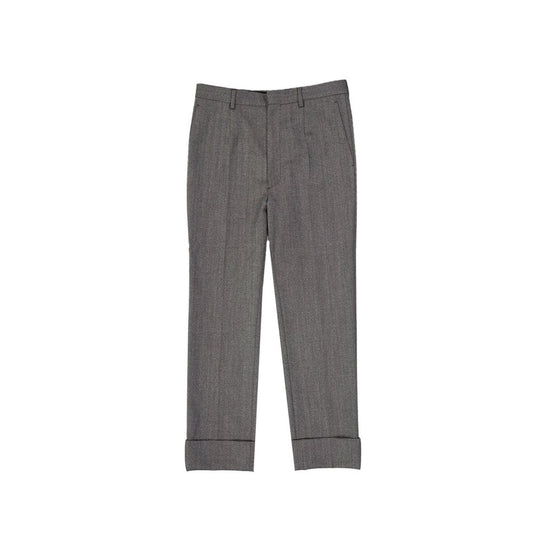 Gray Wool Dress Pants