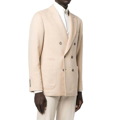 Beige Wool Coat