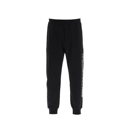 Black Cotton Joggers (Workout Pants)