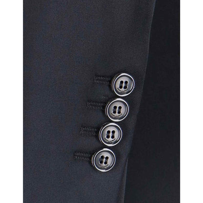 Black Acetate Coat