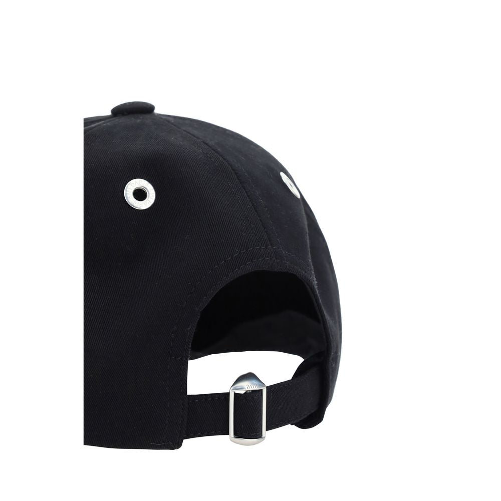 Black Cotton Cap (Baseball Hat)