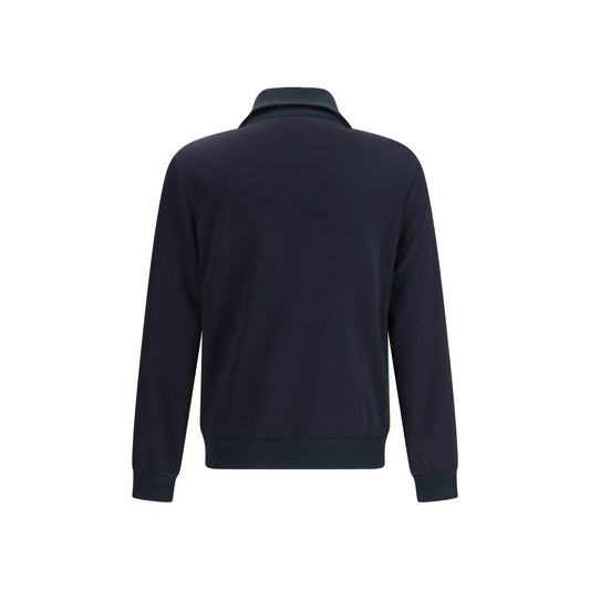 Blue Polyester Shell Jacket