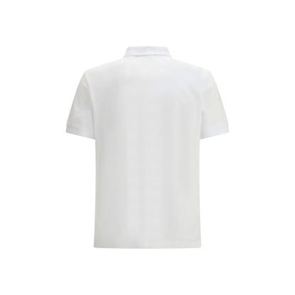 White Cotton Polo Shirt