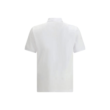 White Cotton Polo Shirt