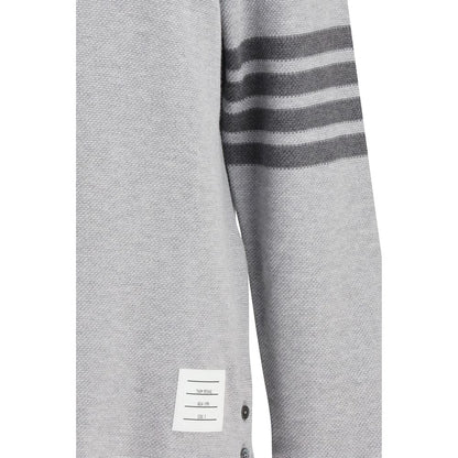 Gray Cotton Polo Shirt