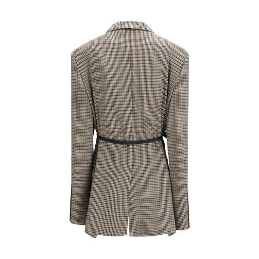 Multicolor Lyocell Coat