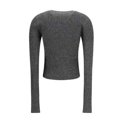 Black Viscose Cardigan