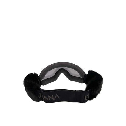 Black Fur Sunglasses