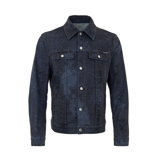 Gray Cotton Denim Jacket