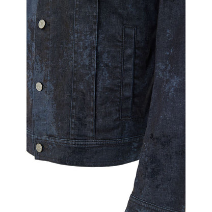 Gray Cotton Denim Jacket