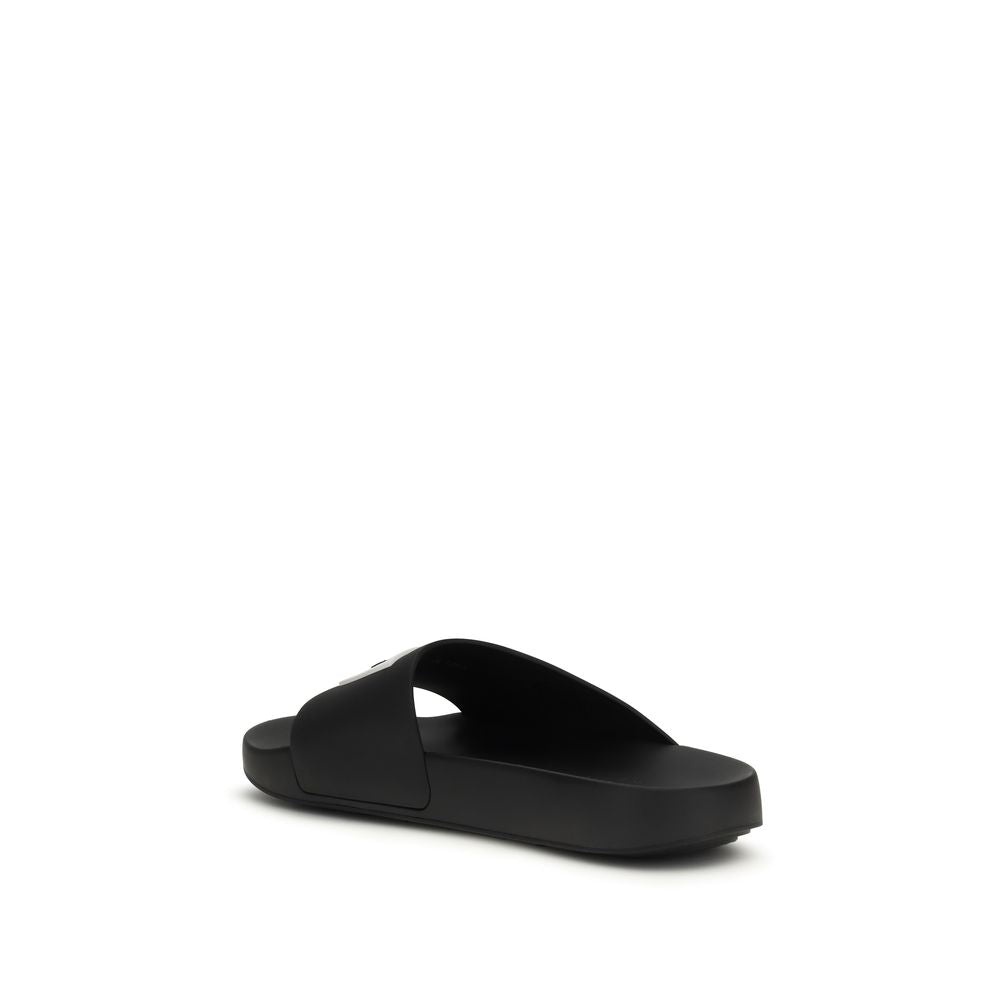 Black Rubber Sandals