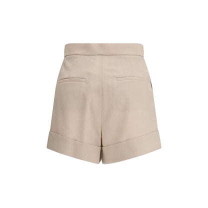 Bicolor Wool Bermuda Shorts