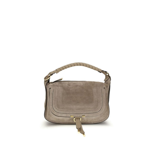 Beige Calf Leather Bos Taurus Shoulder Bag