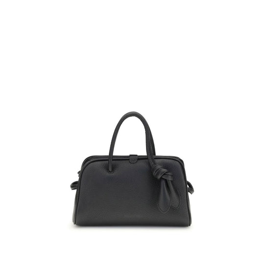 Black Calf Leather Bos Taurus Handbag