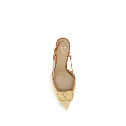 Beige Calf Leather Bos Taurus High Heel Pumps