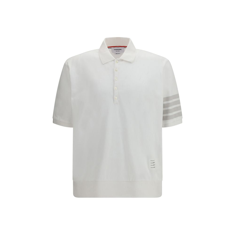 White Cotton Polo Shirt