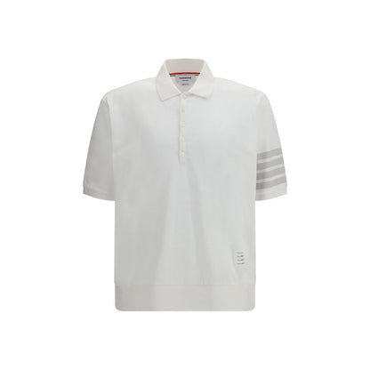 White Cotton Polo Shirt