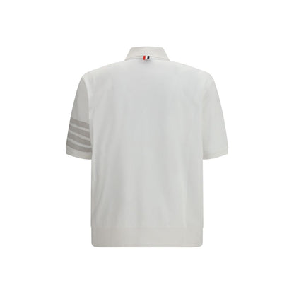 White Cotton Polo Shirt