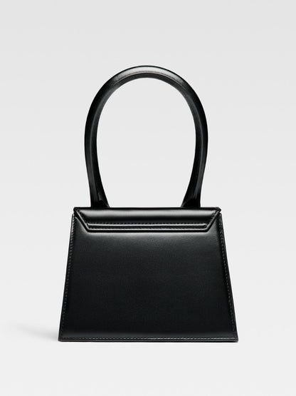 Black  leather Le Chiquito moyen bag