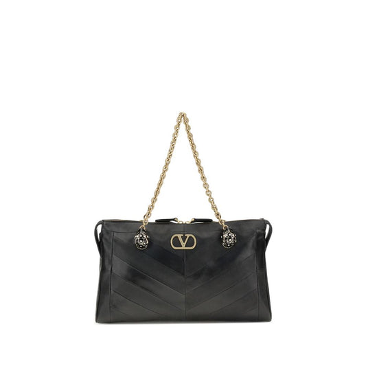 Black Calf Leather Bos Taurus Shoulder Bag