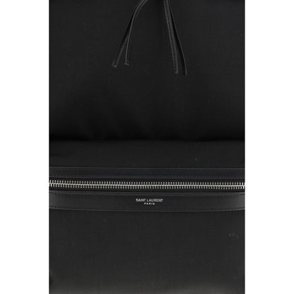 Black Nylon Backpack