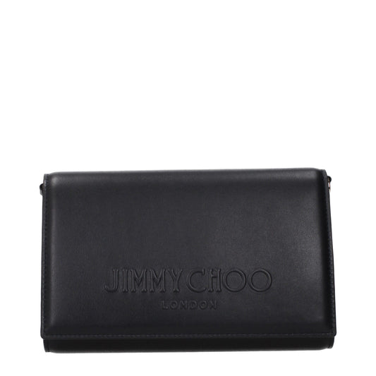 Black Leather Clutch Bag