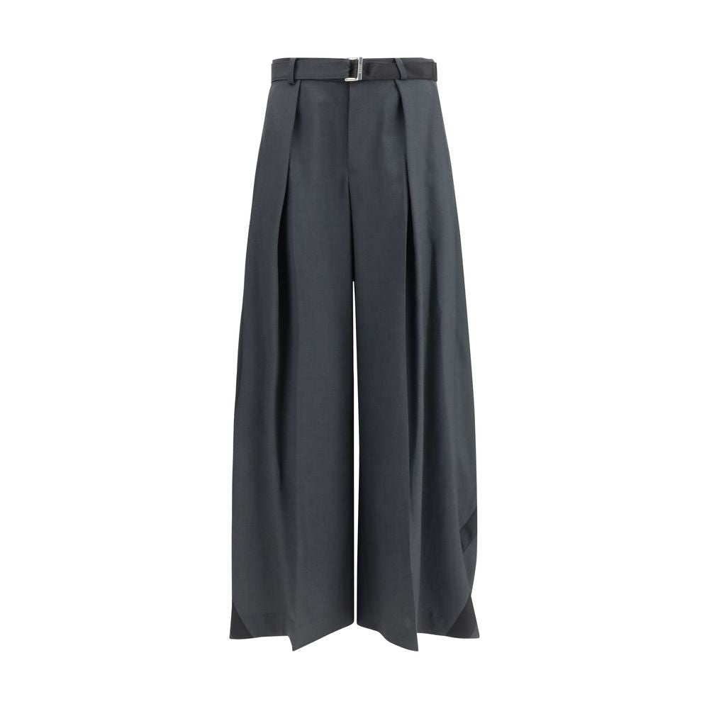 Gray Casual Pants