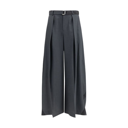 Gray Casual Pants