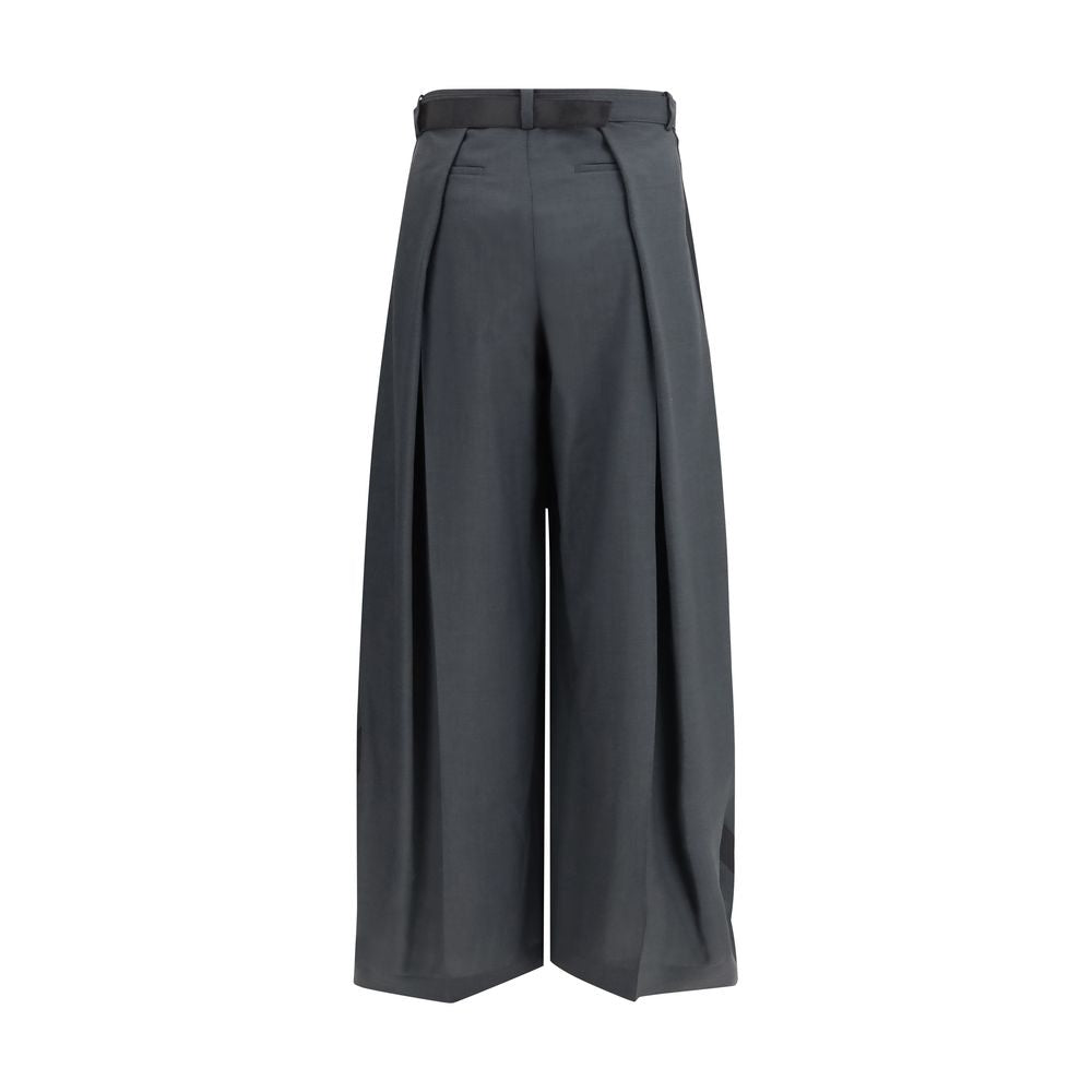 Gray Casual Pants