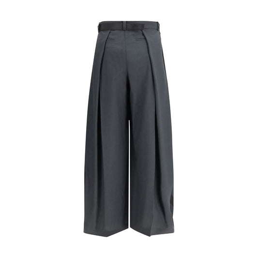 Gray Casual Pants