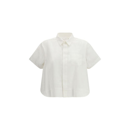 White Cotton Shortsleeve Shirt