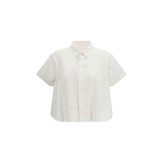 White Cotton Shortsleeve Shirt