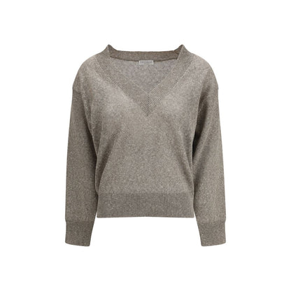 Brown Linen Sweatshirt