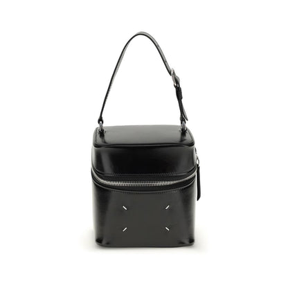 Black Calf Leather Bos Taurus Backet Bag