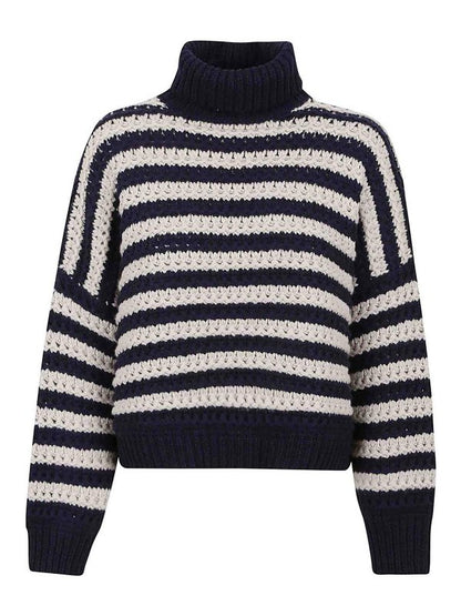 Blue Wool Sweatshirt