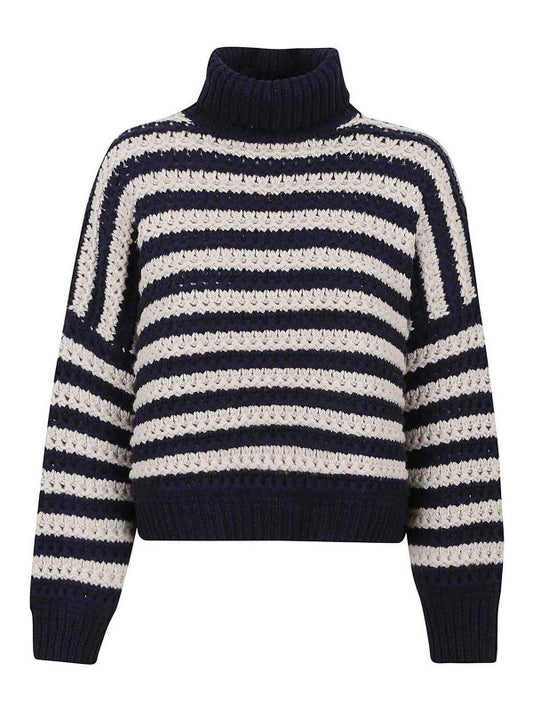 Blue Wool Sweatshirt