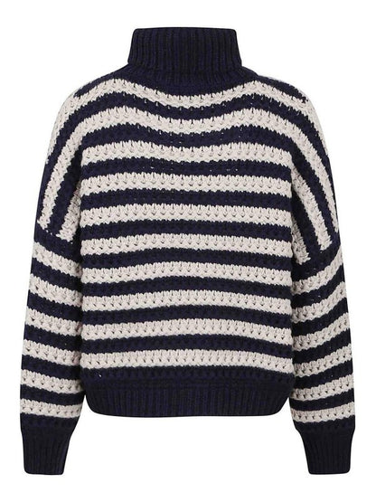 Blue Wool Sweatshirt