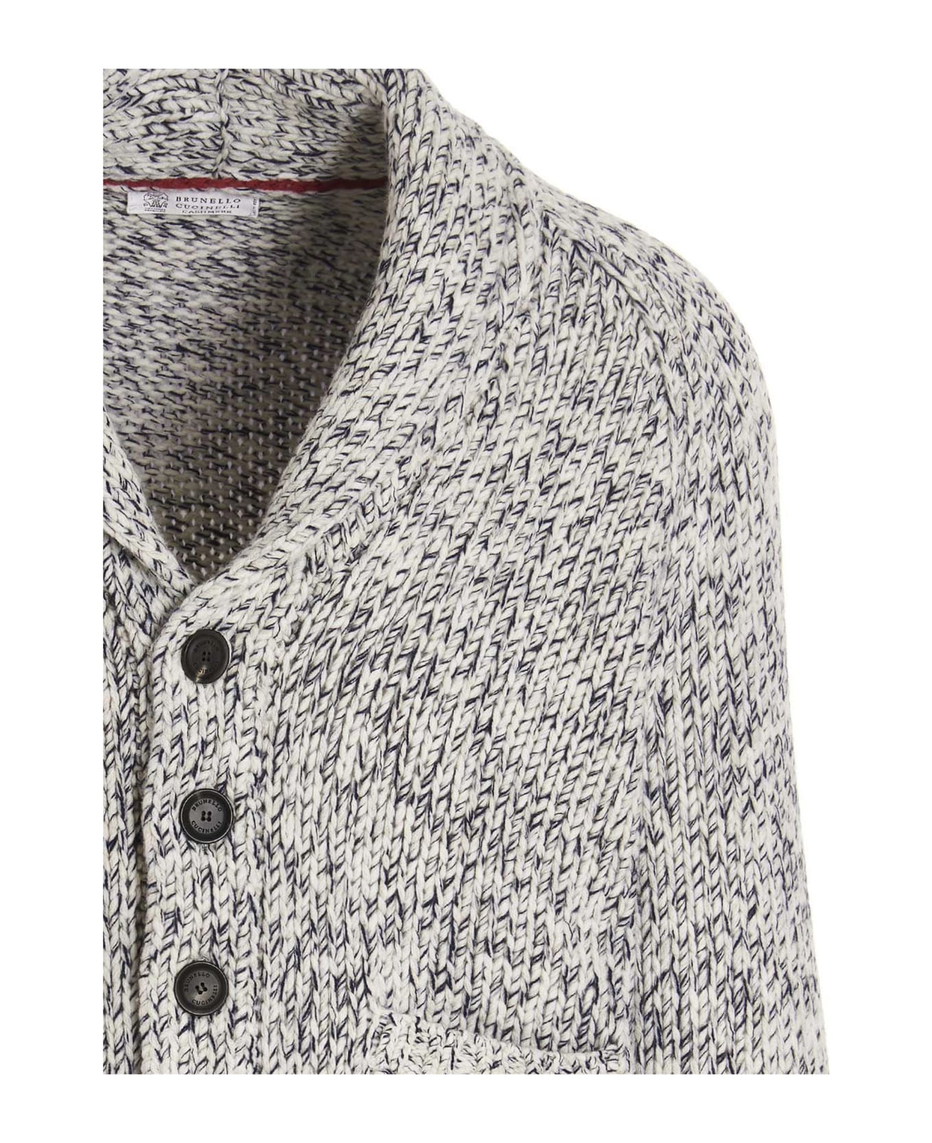 Multicolor Wool Cardigan