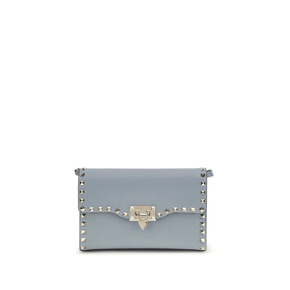 Blue Calf Leather Bos Taurus Shoulder Bag