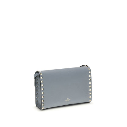 Blue Calf Leather Bos Taurus Shoulder Bag