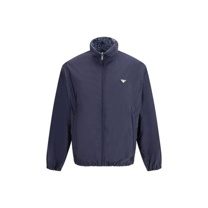 Blue Recycled Polyamide Shell Jacket