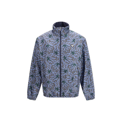 Blue Recycled Polyamide Shell Jacket