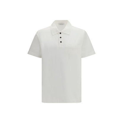 White Cotton Polo Shirt