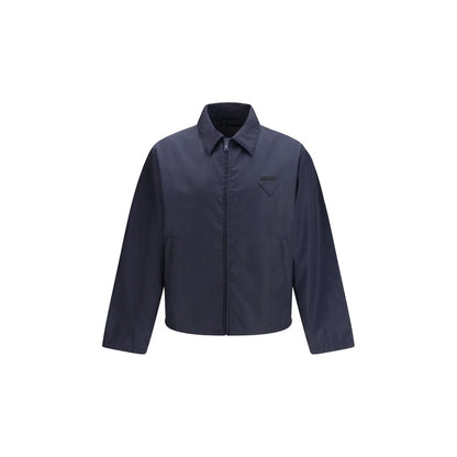 Blue Nylon Shell Jacket