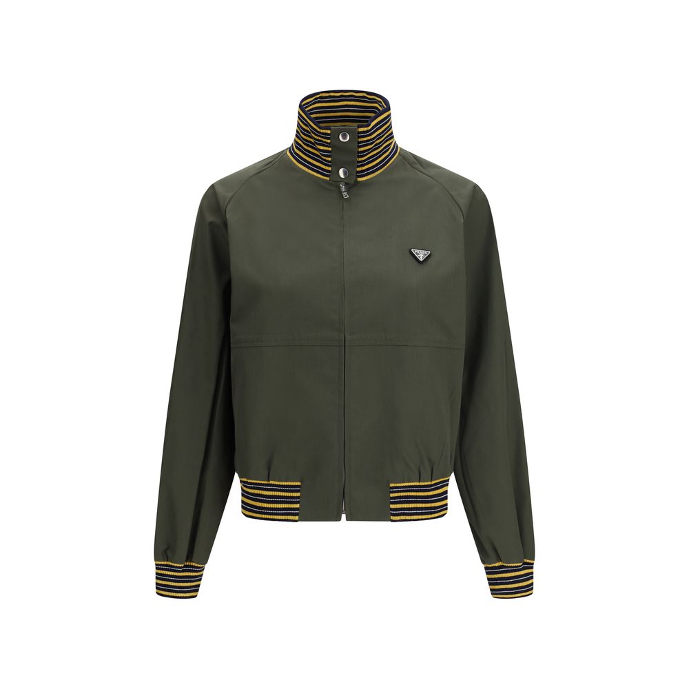Bicolor Polyester Bomber