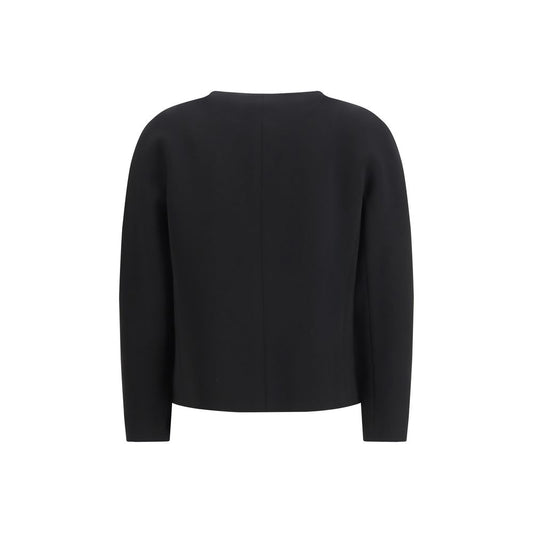 Black Triacetate Coat