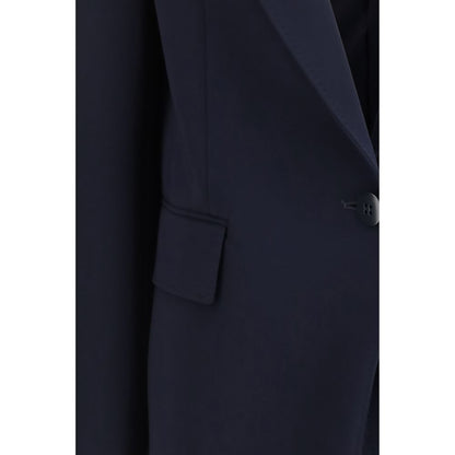 Blue Triacetate Blazer