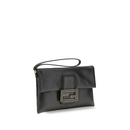 Black Calf Leather Bos Taurus Shoulder Bag